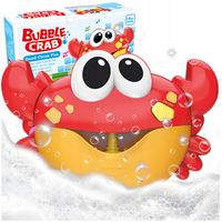 MASZYNKA DO ROBIENIA BANIEK BĄBELEK PIANY W WANNIE ZABAWKA DO KĄPIELI KRAB