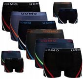 10x BOKSERKI MĘSKIE BAWEŁNIANE UOMO L