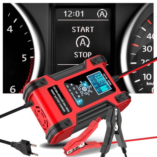 Prostownik SAMOCHODOWY AUTOMATYCZNY Z FUNKCJĄ NAPRAWY AKUMULATORÓW 12V 24V na Arena.pl