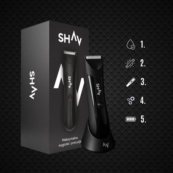 SHAV Maszynka do Strzyżenia Golenia Włosów Zarostu | PREZENT zdjęcie 16