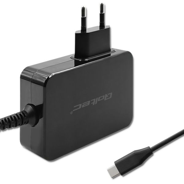 Qoltec Ładowarka GaN POWER PRO 1xUSB-C 90W 5-20V 3-4.5A Czarna zdjęcie 4