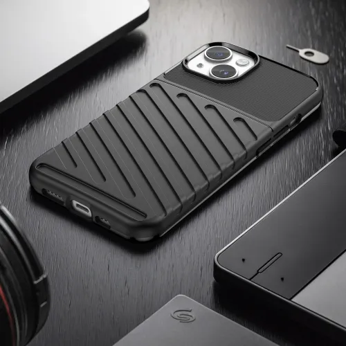 thunder case etui iphone 14 pancerny pokrowiec czarny na Arena.pl