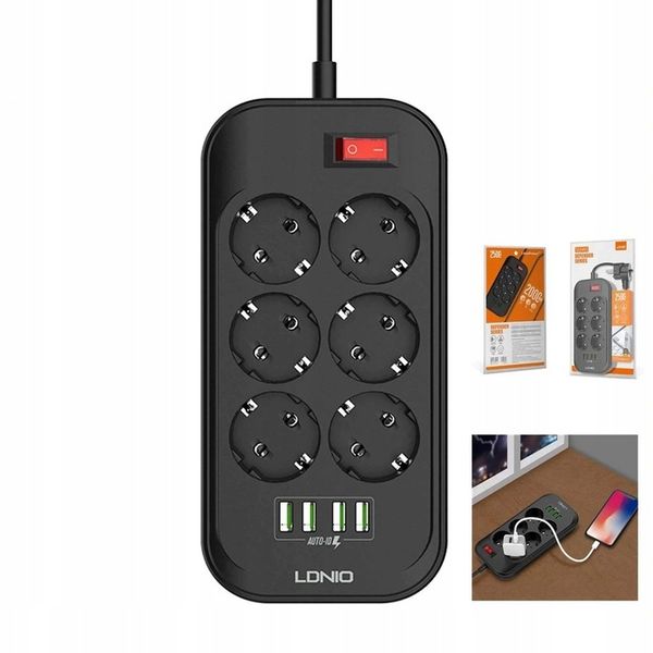 LISTWA ZASILAJĄCA PRZEDŁUŻACZ USB ANTYPRZEPIĘCIOWA zdjęcie 10