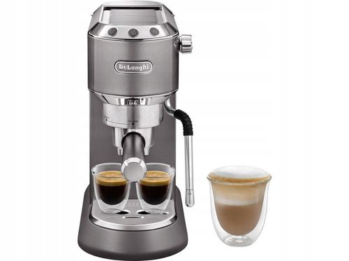 Kolbowy ekspres ciśnieniowy De'Longhi EC885.GY 1300 W srebrny/szary na Arena.pl