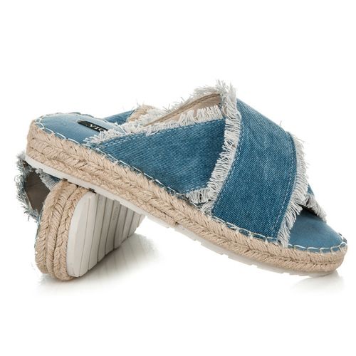 Jeansowe Klapki Espadryle r.40 na Arena.pl