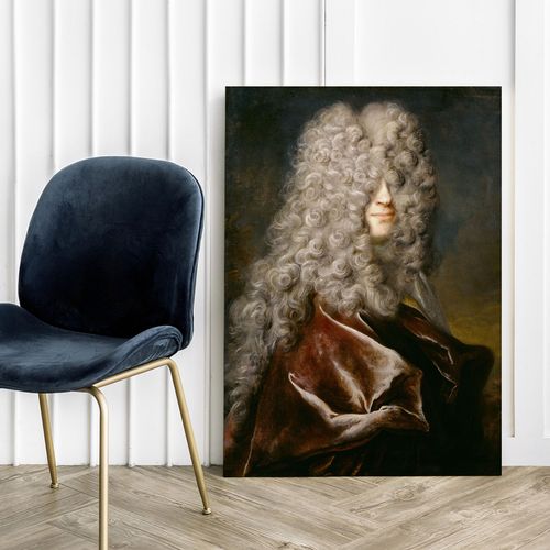 Obraz na płótnie portret włosy loki 50x70 cm na Arena.pl
