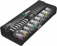 zestaw kluczy nasadowych 3/8''zyklop metal,+grzechotka 29cz
