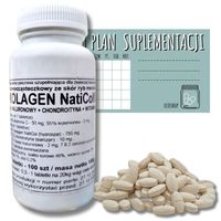 Podkowa NatiCol Kolagen z Ryb Morskich - 100 Tab. - Zdrowie Stawów i Skór