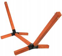 ULTRA MOCNY XXL DUŻY STELAŻ NA HAMAK DREWNIANY IMPREGNOWANY 93x93