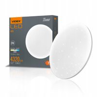 2 x Lampa, plafon, oprawa LED sufitowa VIDEX 4320lm 48W 48cm Gwieździste Ni