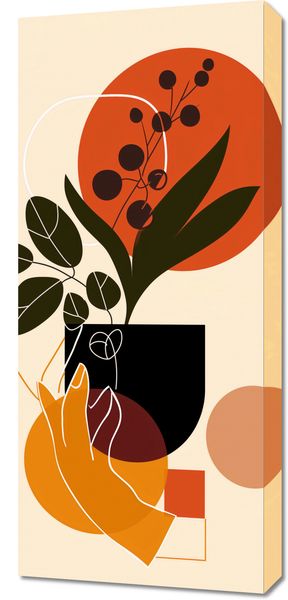 Obraz 40x90cm Dotyk Naturalności zdjęcie 1