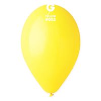 Balony pastelowe żółty #002, 26 cm 100 szt.