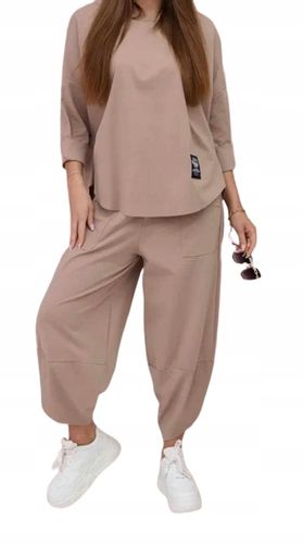 KOMPLET luźny biały na Arena.pl