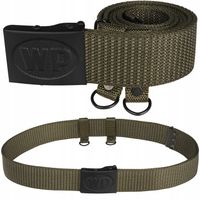 Pas Żołnierski Parciany Wz. 957 MON z Klamrą WP - Olive