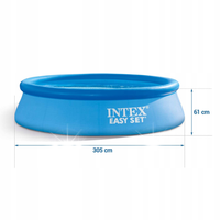 Basen ogrodowy rozporowy z pompą Easy Set 305x61 cm INTEX 28118NP