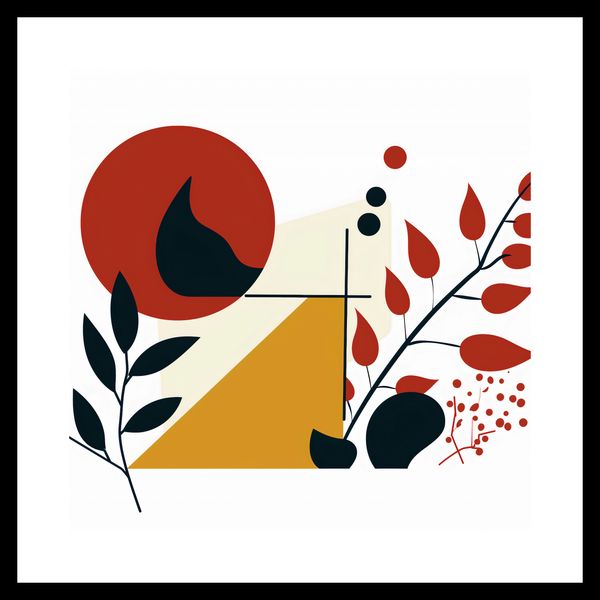 Plakat 40x40cm Ogień i Flora zdjęcie 3