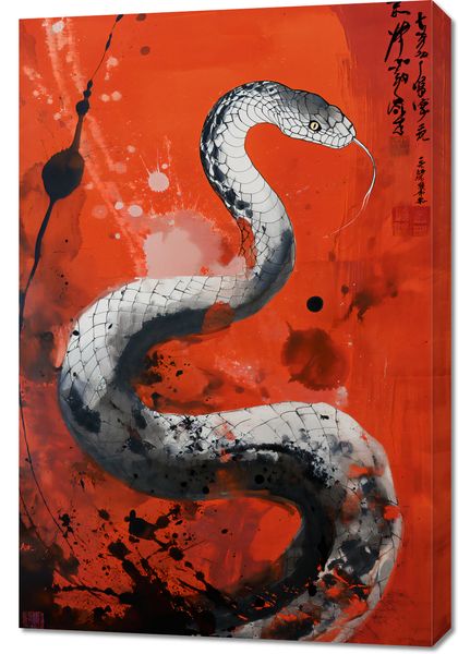 Obraz 60x90cm Smoczy Oddech Węża zdjęcie 1