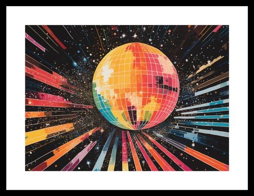 Plakat 35x25cm Disco Gra! na Arena.pl