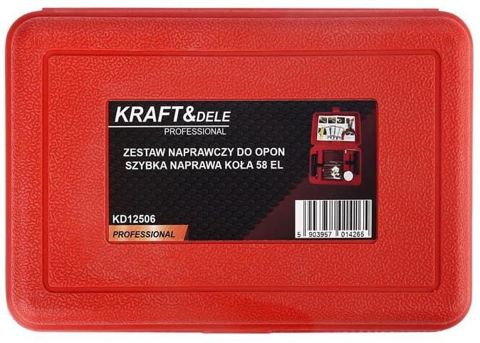 zestaw naprawczy do opon 58elementów kd12506 zdjęcie 3