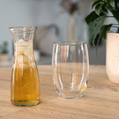 KADAX Karafka Na Wodę Dzbanek Szklany 250 ml Sok Wino Lemoniadę Napoje na Arena.pl