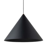Metalowy stożek wiszący Zenith 8005 nowoczesna lampa czarna hol