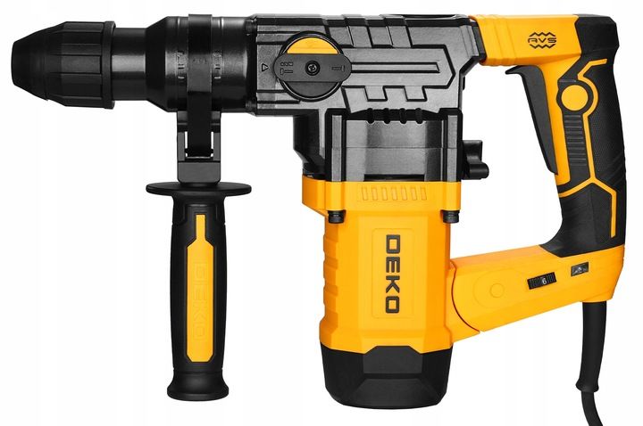MŁOT UDAROWY OBROTOWY MŁOTOWIERTARKA SDS PLUS 1500W REGULACJA OBROTÓW DEKO zdjęcie 9