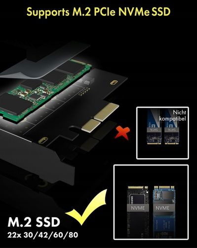 ICYBOX Karta PCI na M.2 SSD NVMe IB-PCI208-HS z na Arena.pl