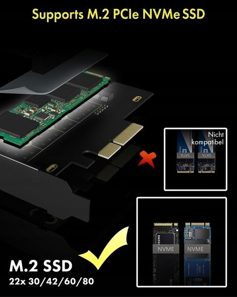 ICYBOX Karta PCI na M.2 SSD NVMe IB-PCI208-HS z zdjęcie 12