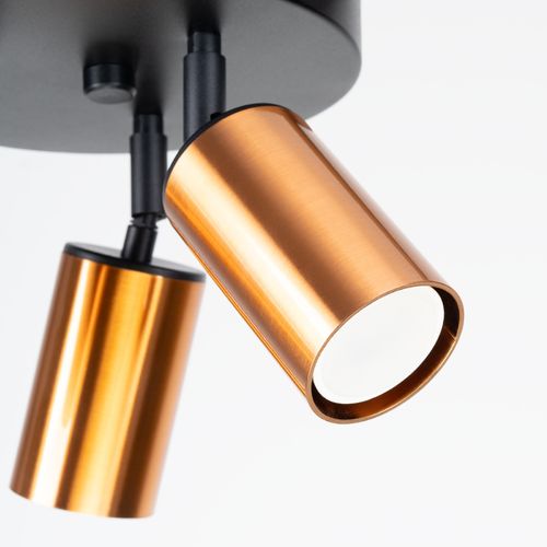 Plafon WINX 3P czarny/miedź na Arena.pl