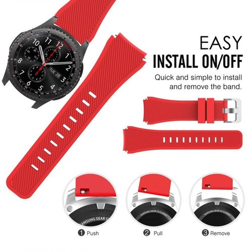 TECH-PROTECT SMOOTHBAND SAMSUNG GEAR S3 RED na Arena.pl