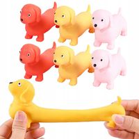 6x GNIOTEK PIES JAMNIK PIASKOWY ANTYSTRESOWY SENSORYCZNY ROZCIĄGANY PRANK