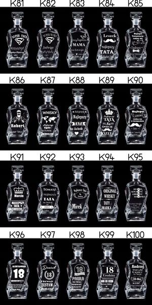 SKRZYNKA KARAFKA SZKLANKI DO WHISKY Z GRAWEREM URODZINY WIECZÓR KAWALERSKI zdjęcie 3