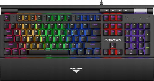 Klawiatura Gamingowa PREYON Long Scratch Outemu Brown Mechaniczna RGB na Arena.pl