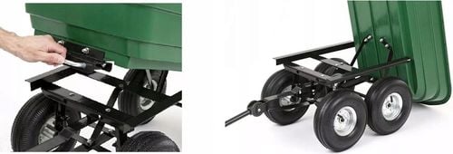 TACZKA WYWROTKA WÓZEK OGRODOWY PRZYCZEPKA METCOR 3w1 TC2145 XXL na Arena.pl