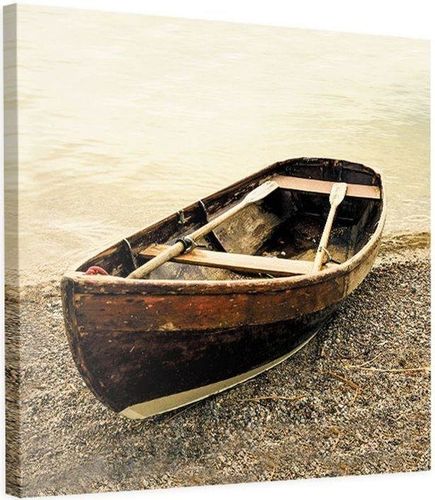 Obraz na płótnie - Canvas, Łódka 50x50 na Arena.pl