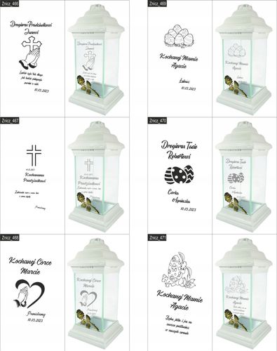 ZNICZ kapliczka WŁASNY GRAWER DLA BABCI lampion na Arena.pl