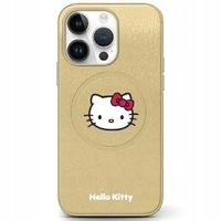 2 x ETUI SKÓRZANE HELLO KITTY MAGSAFE DO IPHONE 14 PRO ZŁOTE