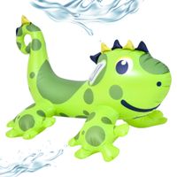 Materac Dmuchany Dinozaur dla Dzieci SunClub 102cm z Uchwytami i Łatką Mocny