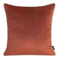 Poszewka dwustronna VELVET LEN 45X45 ceglana naturalna