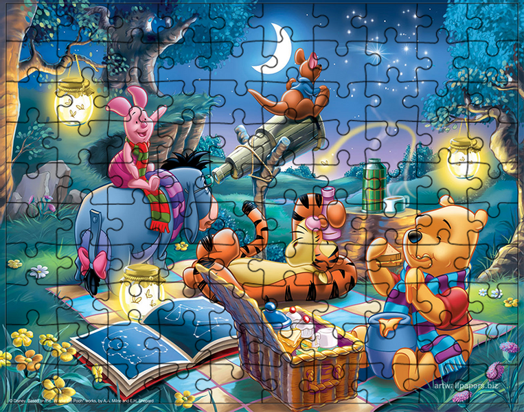 Puzzle Kubuś Puchatek zdjęcie 1