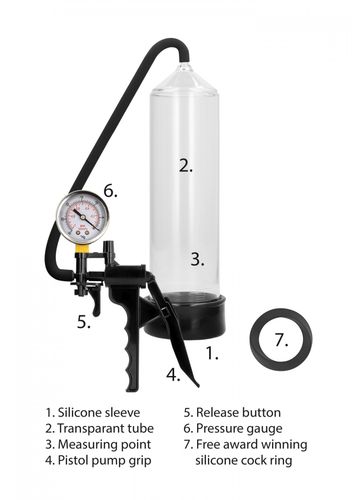 elite beginner pump with psi gauge   transparent na Arena.pl