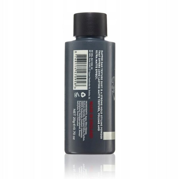 Dapper Dan Texture Dust Ultra Matte Proszek Do Stylizacji 20g zdjęcie 4