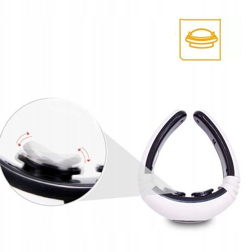 MASAŻER ELEKTROSTYMULATOR SZYI KARKU TENS EMS 2W1 ELEKTRODY TERAPIA PRĄDEM na Arena.pl