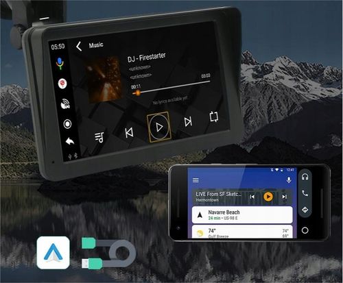 STACJA MULTIMEDIALNA SAMOCHODU RADIO CARPLAY ANDROID APPLE 7" 1080p PL Menu na Arena.pl