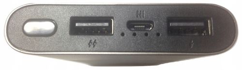 Aluminiowy Powerbank 10000mAh 2x USB 1x Micro USB na Arena.pl