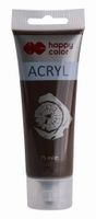 farba akrylowa 75ml. ciemnobrązowa (75) 7262