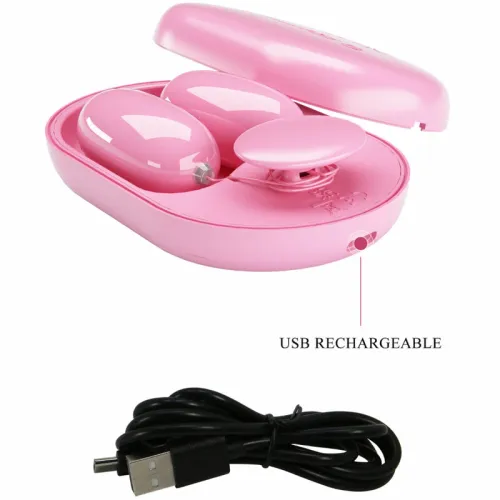 pretty love fun box pink - kompaktowy model wibrujący, 12 trybow, usb na Arena.pl