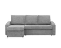 Narożnik uniwersalny, BLOM, sztruks, 231x140x92, jasny szary | TYLETEGOTU