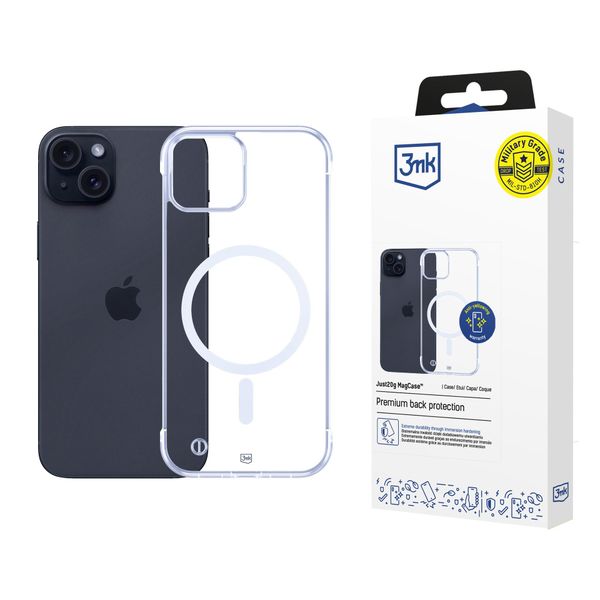 apple iphone 15 plus - 3mk just20g magcase zdjęcie 1