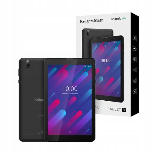 Tablet Kruger&Matz 8" EAGLE 806 3/32GB GPS USB-C 4G LTE SIM OTG Android 13 na Arena.pl